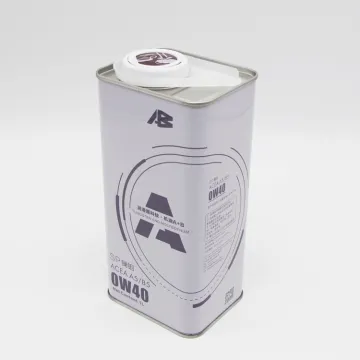 F-style 4L square tinplate can