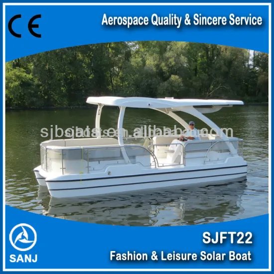 SANJ Catamaran pontoon boats sale with CE approved certified price