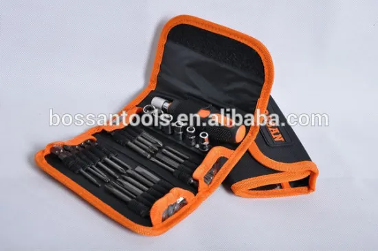 28 pcs professional ratchet screwdriver bit sets with chrome vanadium