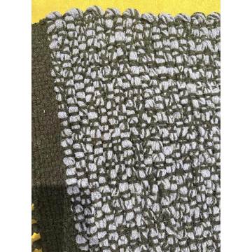 Синий джут изысканный коврик