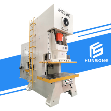 Small Size Metal Punching Machine - HUNSONE JH21-45T Automatic Pneumatic Press