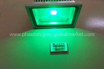odlewy aluminiowe 10W RGB led powodzi światła z pilotem