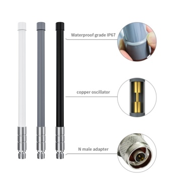 Antena omnidireccional de fibra de vidrio 868 915 mhz