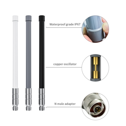 Antena omnidireccional de fibra de vidrio 868 915 mhz