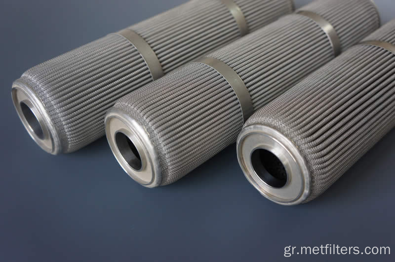 BOPP Pleated Wire Mesh Filter Mild Steel