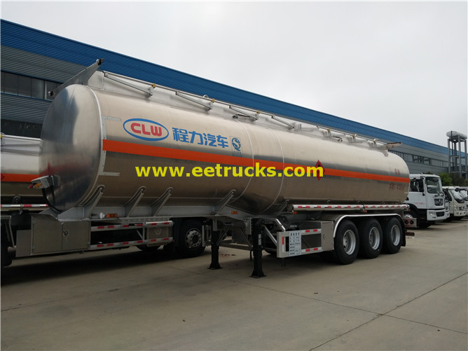 42m3 Tri-axle Dizeli Trailers Mafuta ya Tanker