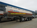 Remorques pétrolières diesel à trois essieux de 42m3
