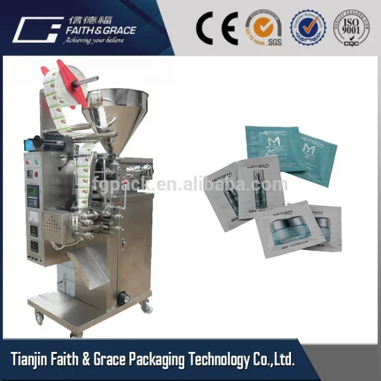 small type plastic package sticky food packaging machine