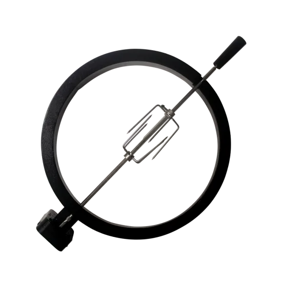 Auplex BBQ Tool Set 18-27 inch ring Grill Accessories Chicken Kamado Rotisserie with Electric Motor