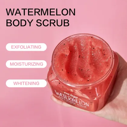 Wholesale Private Label Fruit Body Scrub Exfoliating Whitening Sugar Body Scrub