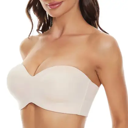 Plus Size Deep Cup Push Up Bra with Full Back Coverage and Shaping Underwear
