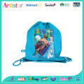 DISNEY FROZEN blue drawstring bag