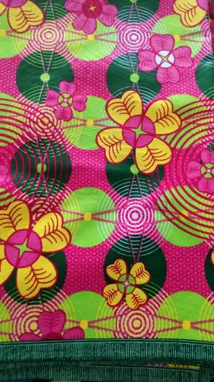 Batik Fabric Prints Cotton Imitation Wax Fabric
