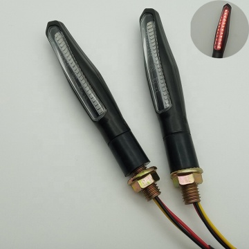 12 Luce freno segnali di svolta sequenziale LED per moto