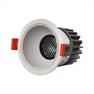 Indoor Die-Cast Aluminum CRI 90 Recessed Dimmable Anti-Glare White Downlight