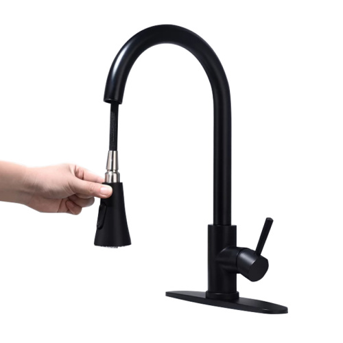 Matte Black Touchless Kitchen Oil Rubbed Bronze Sink