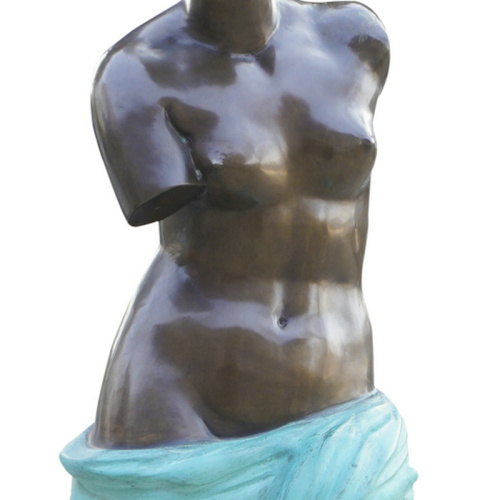Elegant Classical Venus Bronze Sculpture With Base