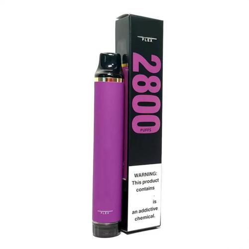 훌륭한 퍼프 플렉스 2800puffs 일회용 vape 고속 선박