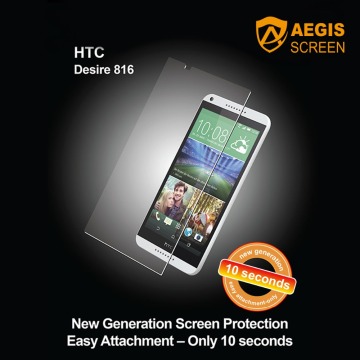Anti-fingerprint Real Ultrathin 0.2MM tempered glass screen protector for HTC Desire 816