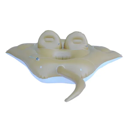 Motorized Manta Ray Toy: Inflatable Water Play Float for Kids and Adults