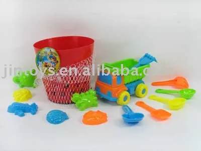 Plastic Toy, Beach Car (14in1)