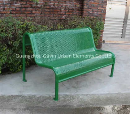 Metal garden bench garden furniture outdoor