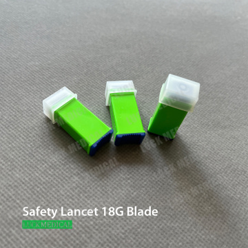 LANCET DE SANGULO DE BLADE DE BLADE MEIDCAL 18G