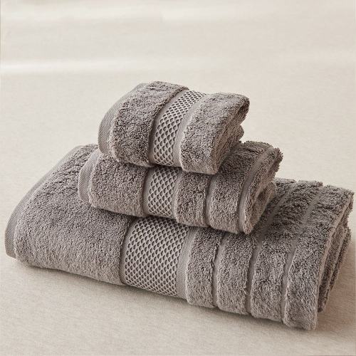 Cotton Bath Towel luxury cotton soft bath hand face towels set Supplier