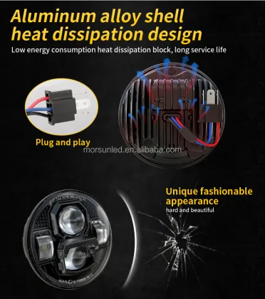 Harley Davidson Sportster 5.75'' LED Headlight Parts - Brighter Motorcycle LED Headlight Accessories