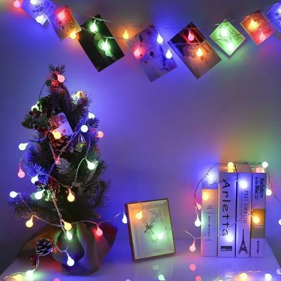 LED Globe Battery Powered Starry Fairy String Lights