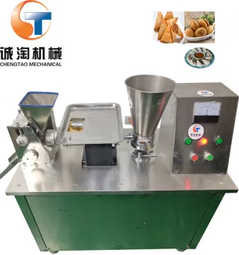 Automatic empanda dumpling samosa making machine
