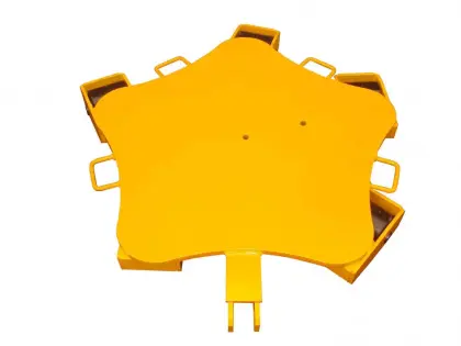 Moving roller dolly moving machine