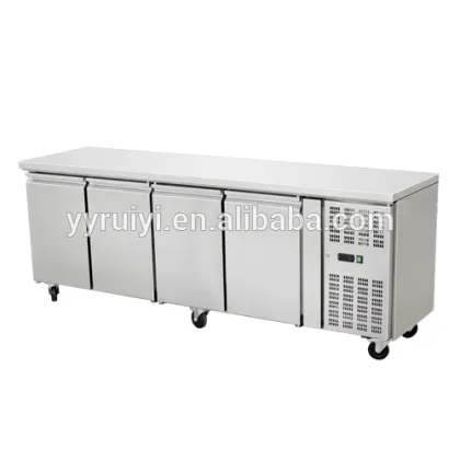4 S/S Foam Door top counter chiller with EBM fan