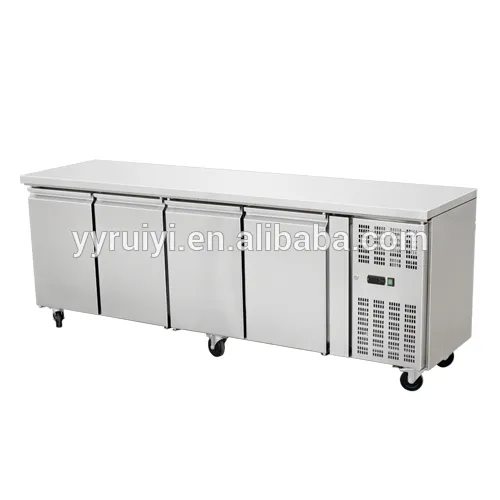 4 S/S Foam Door top counter chiller with EBM fan
