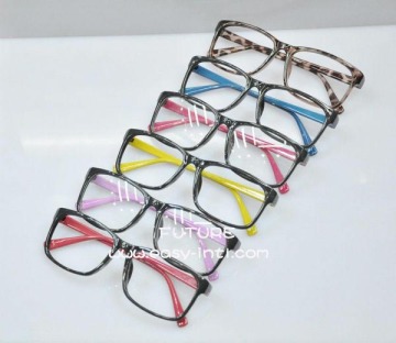 Square Black and Red Frame glasses