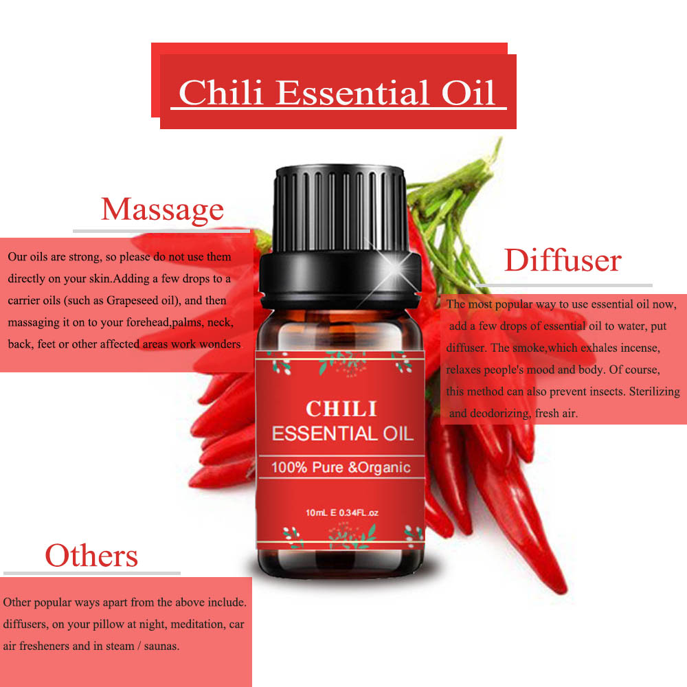 Wholesale Pure Chilli Essential Oil Natural For Diffuser