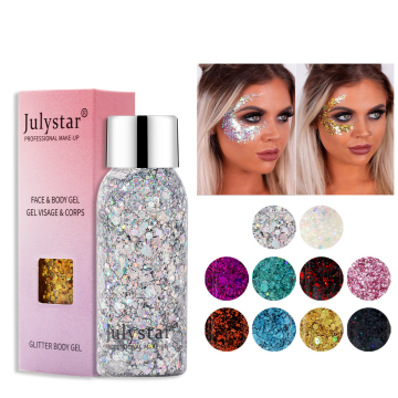 Sale Sale Glitter Face &amp; Body Gel Powder Eyeshadow สำหรับริมฝีปากเล็บผมและเครื่องสำอาง