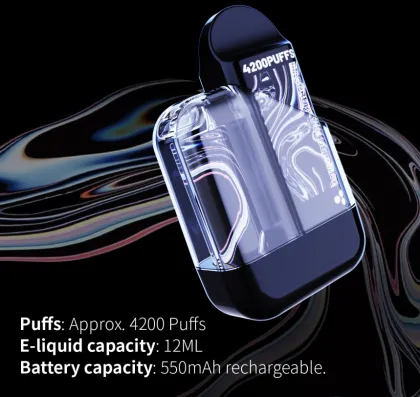 4200puffs 5flavor Battery electronic vape cigarette