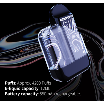 UK Market Hot Selling 5flavor 12ml vape electric