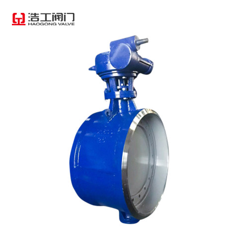 Butterfly Valve Wcb Butt Welding End With Gear Box