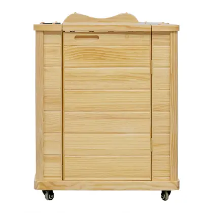 Harvia Cedar Sauna with Infrared Features and Accessories