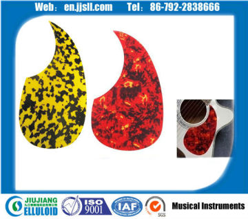 Celluloid tortoiseshell pickguard, beef jerky guitars plate