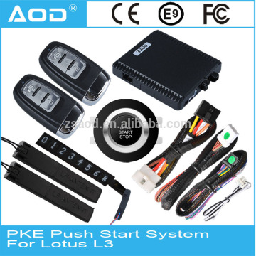Two way type passive keyless entry PKE push button start stop system for Lotus L3