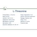 L-treonine Powder CAS 72-19-5