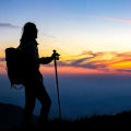 Trekking -Stangen Wandern faltbare Spazierstöcke Wanderpolen