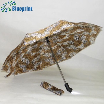 LED light handle umbrella ,folding led umbrella,LED umbrella with torch