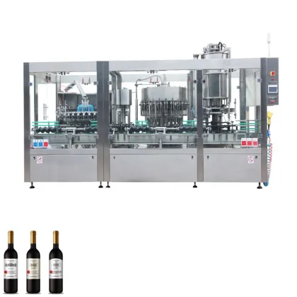 750ml Wine Bottling Machine - Corking and Wine Capping Equipment for Wine and Beverage Machinery