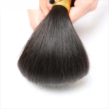 The lowest price Brazilian Virgin Unprocessed Hair 8A Virgin Unprocessed  double Drawn human hair bundle with frontal