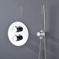 All copper thermostatic ceiling mounted concealed shower