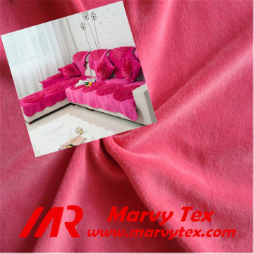100 cotton knitting yarn velour fabric material for sofa set